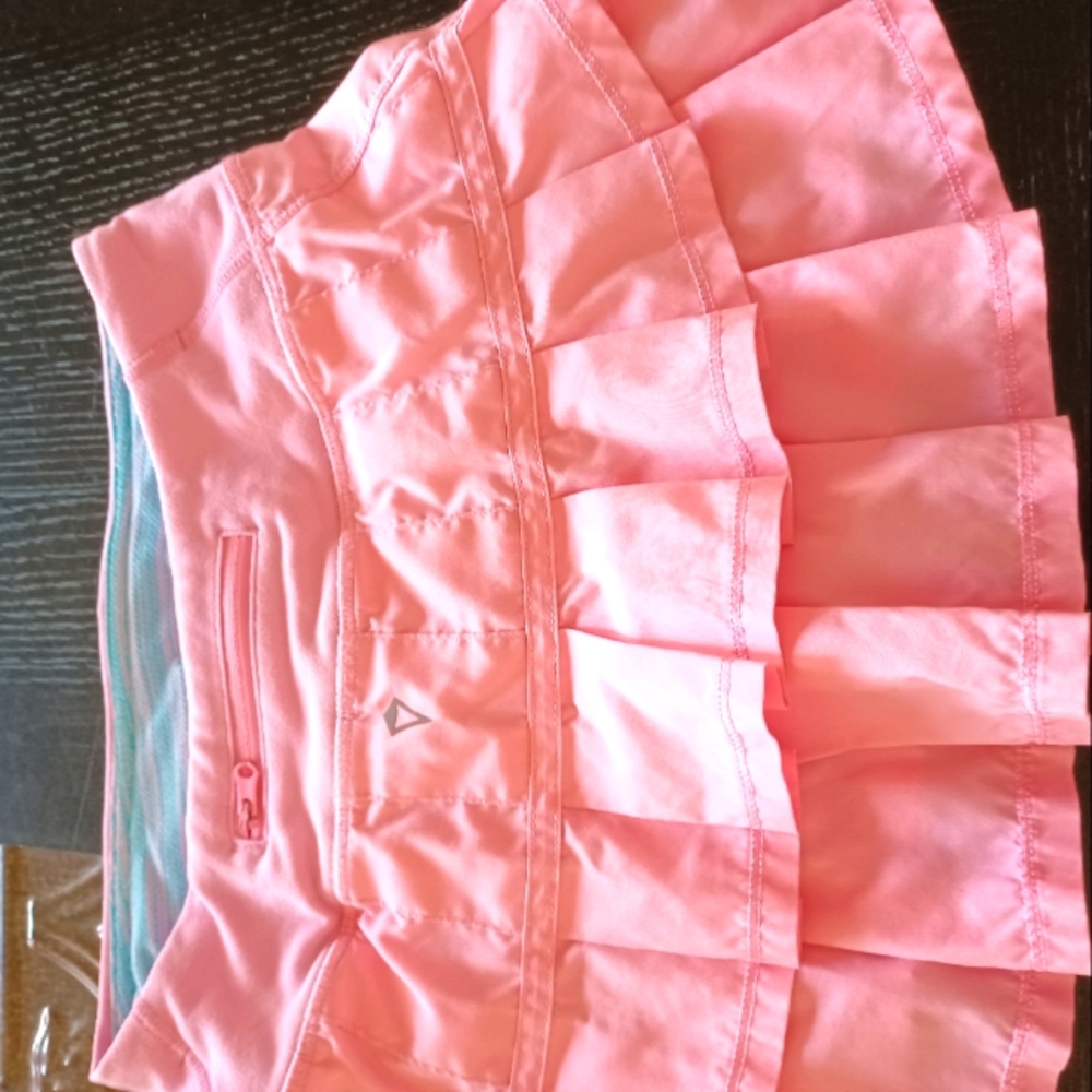 Ivivva Lululemon girls tennis skirt sz 10